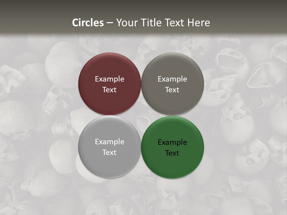 Head Creepy Scary PowerPoint Template