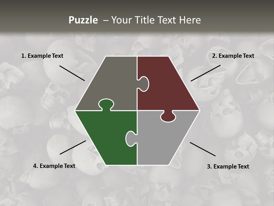 Head Creepy Scary PowerPoint Template