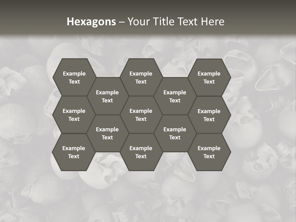 Head Creepy Scary PowerPoint Template