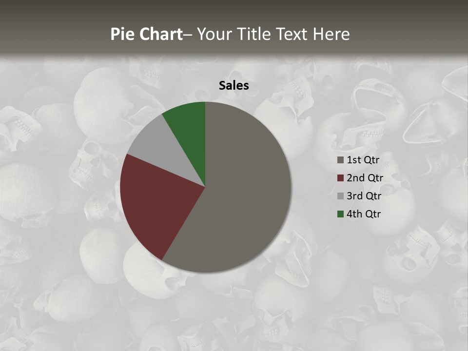 Head Creepy Scary PowerPoint Template