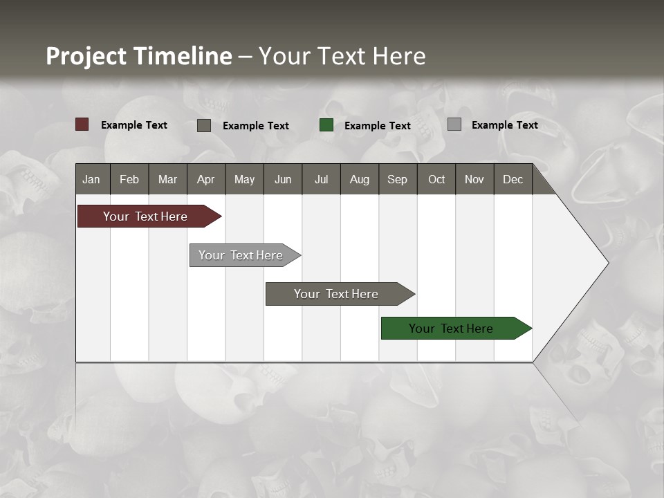 Head Creepy Scary PowerPoint Template