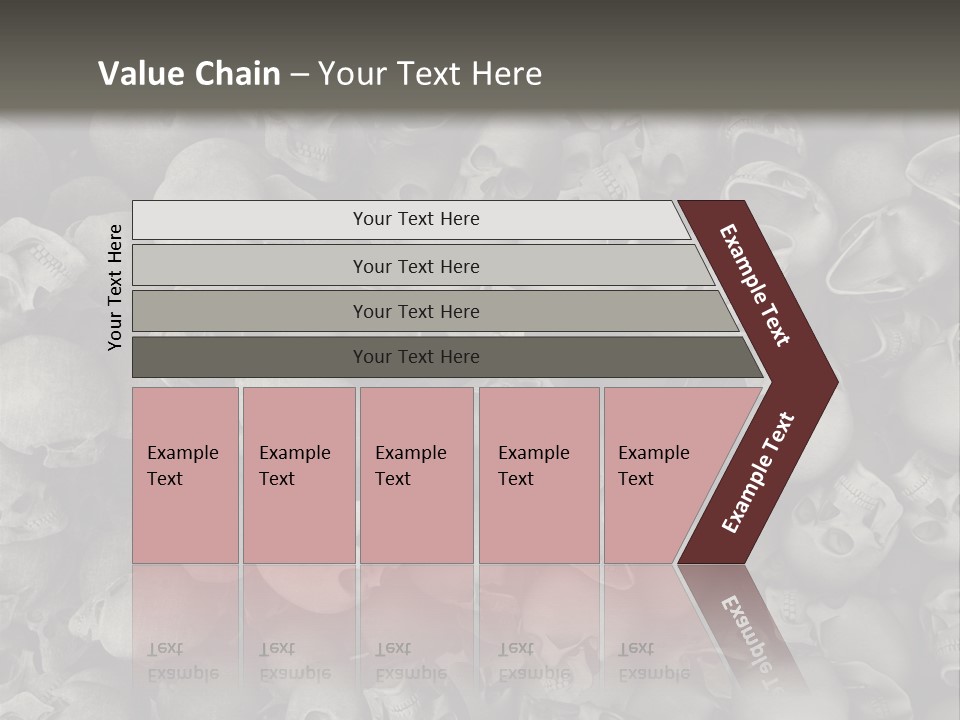 Head Creepy Scary PowerPoint Template