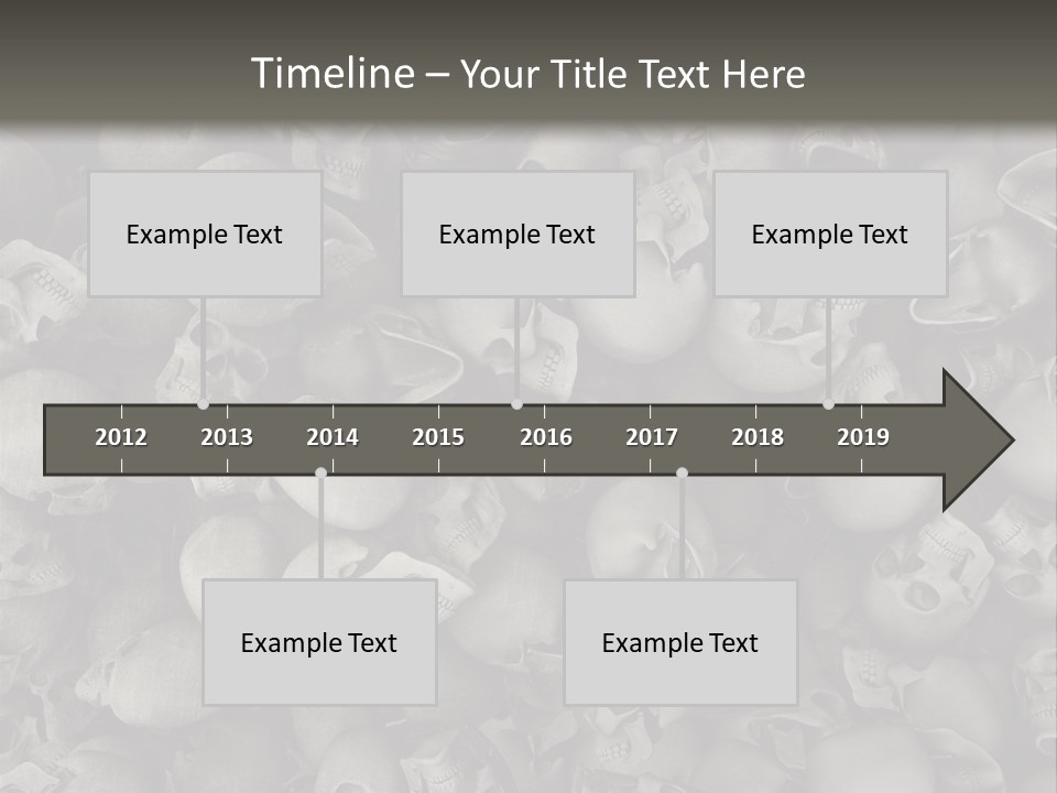 Head Creepy Scary PowerPoint Template