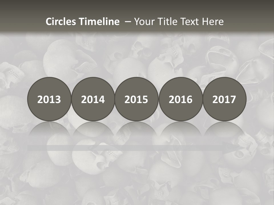 Head Creepy Scary PowerPoint Template