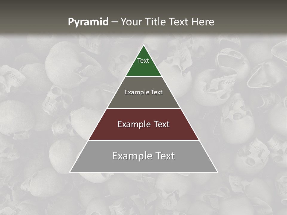 Head Creepy Scary PowerPoint Template