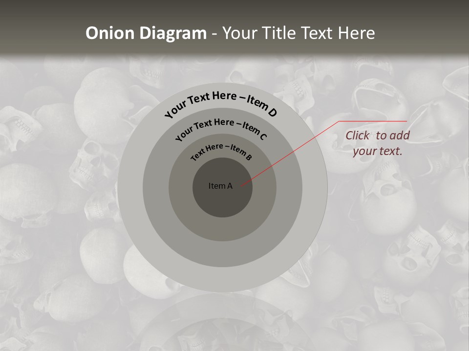 Head Creepy Scary PowerPoint Template