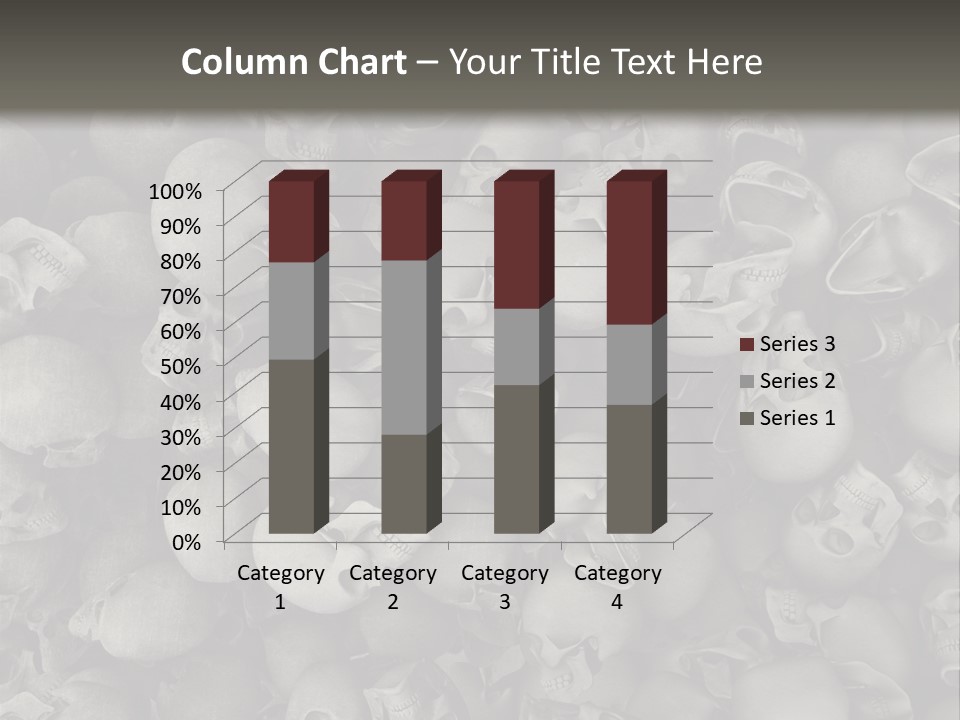 Head Creepy Scary PowerPoint Template