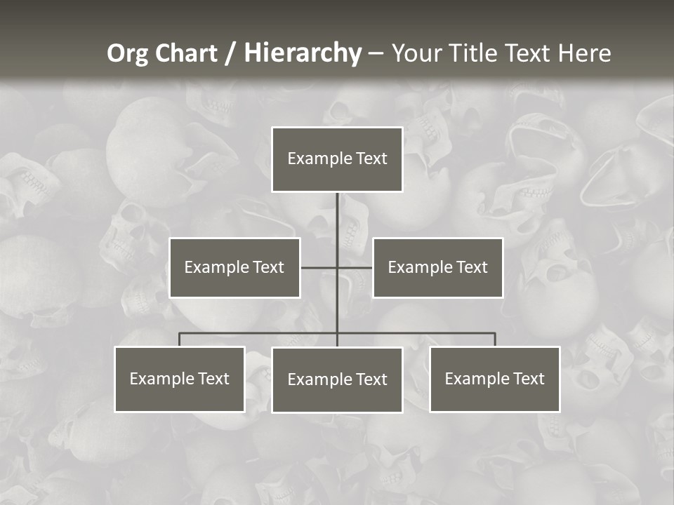 Head Creepy Scary PowerPoint Template