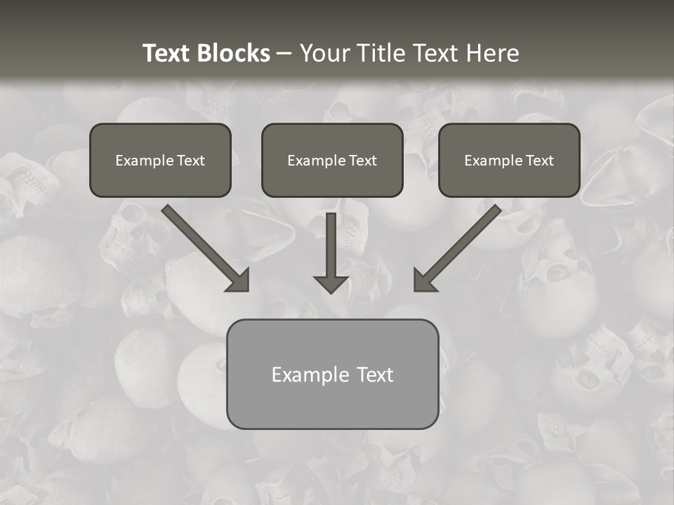 Head Creepy Scary PowerPoint Template