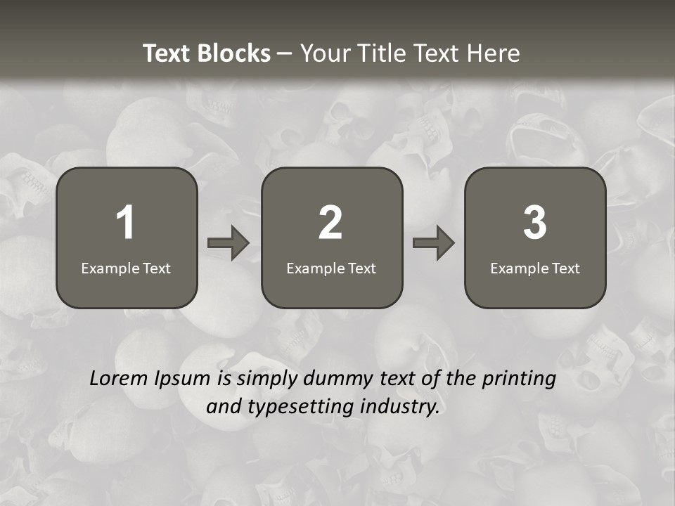 Head Creepy Scary PowerPoint Template