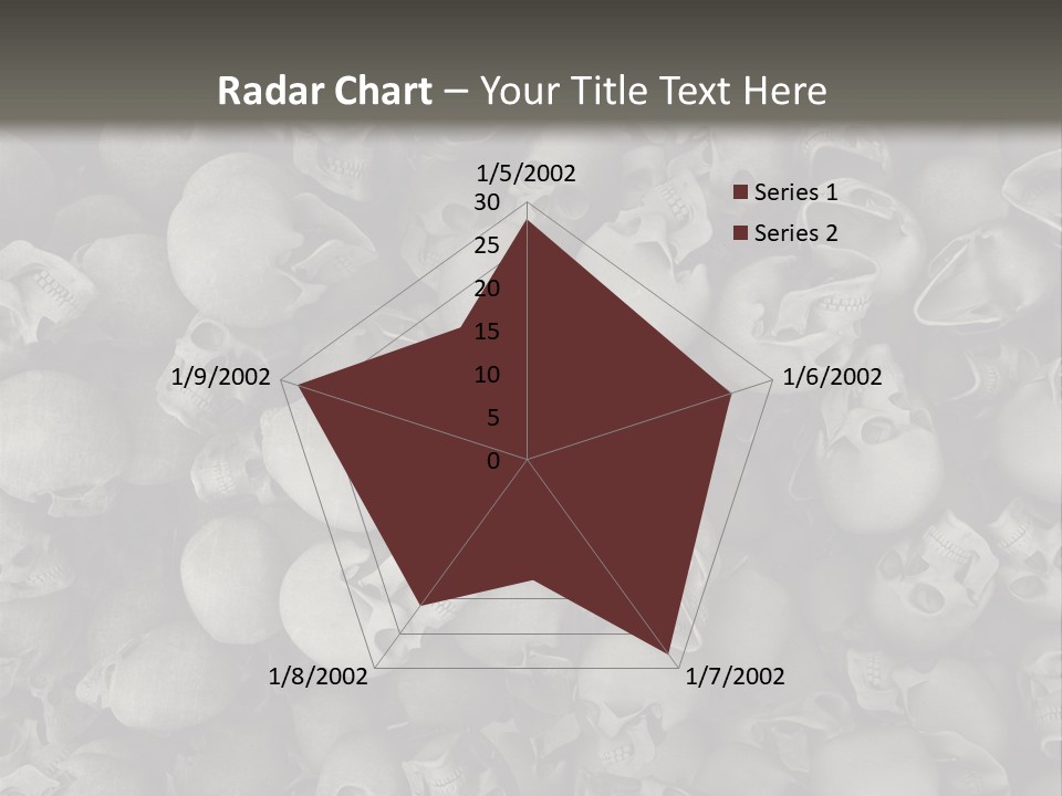 Head Creepy Scary PowerPoint Template