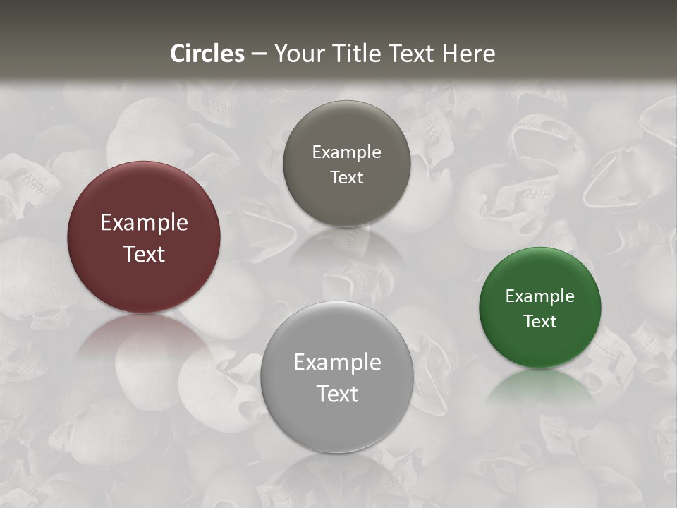 Head Creepy Scary PowerPoint Template