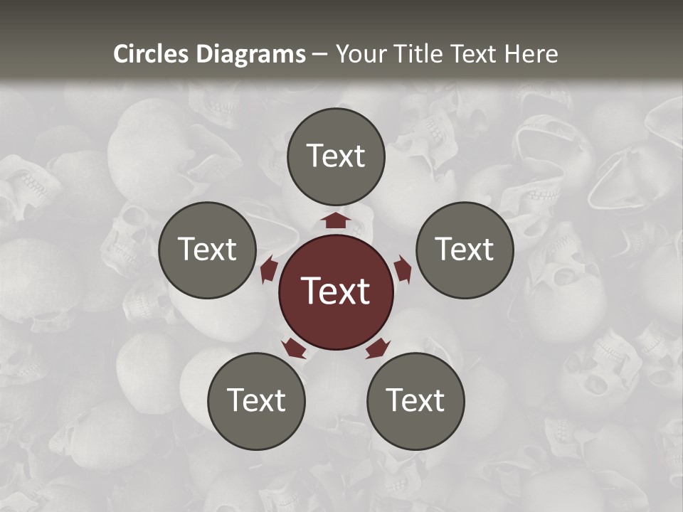 Head Creepy Scary PowerPoint Template