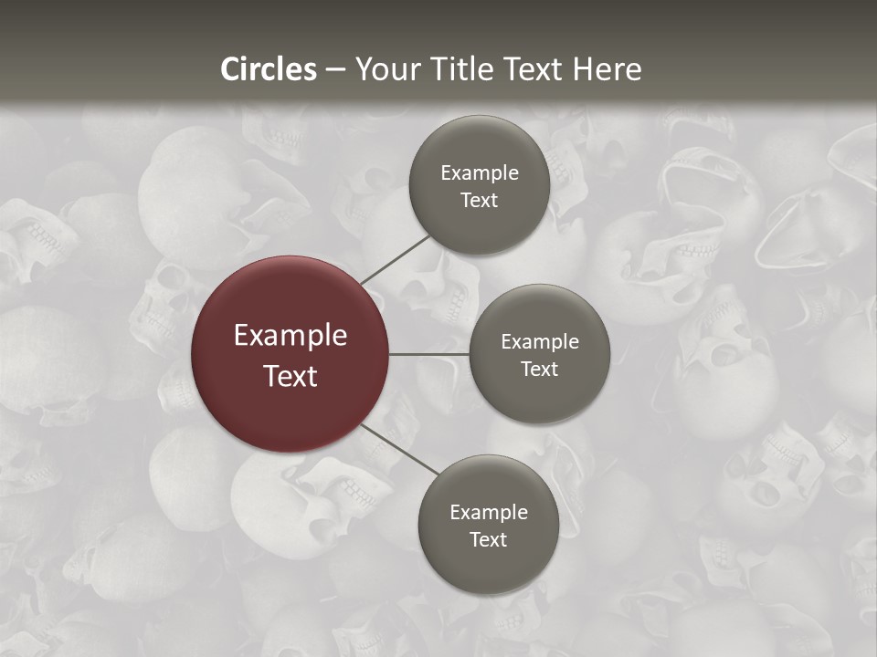 Head Creepy Scary PowerPoint Template