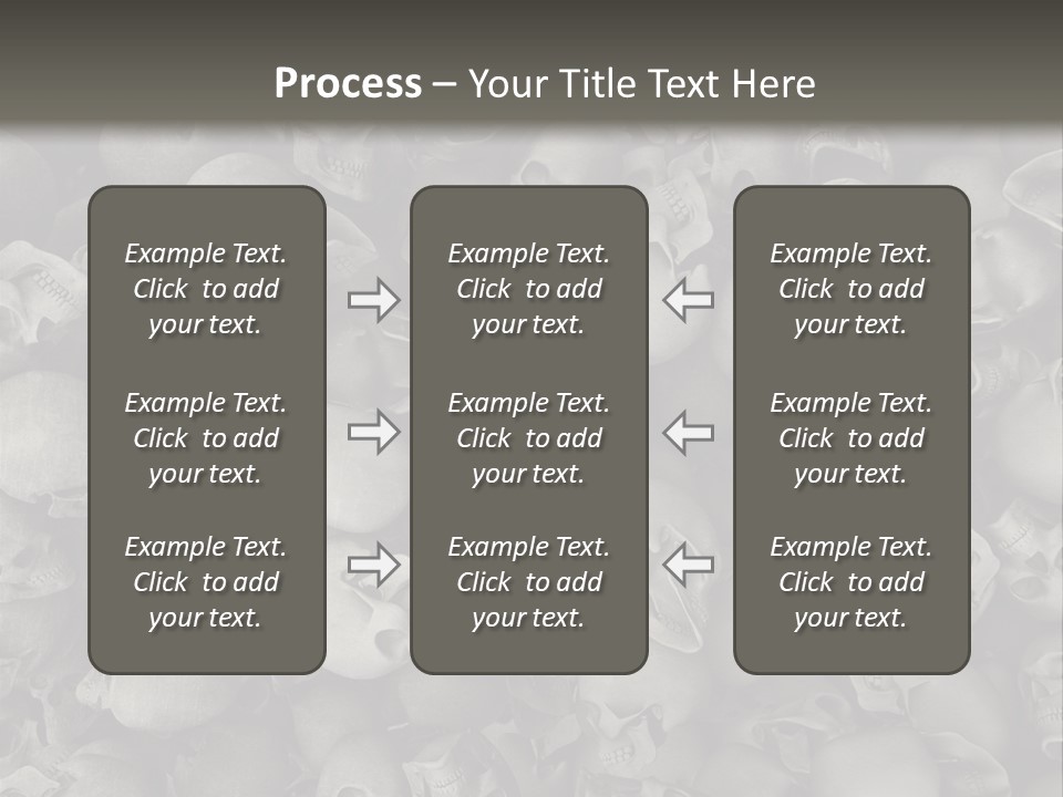 Head Creepy Scary PowerPoint Template