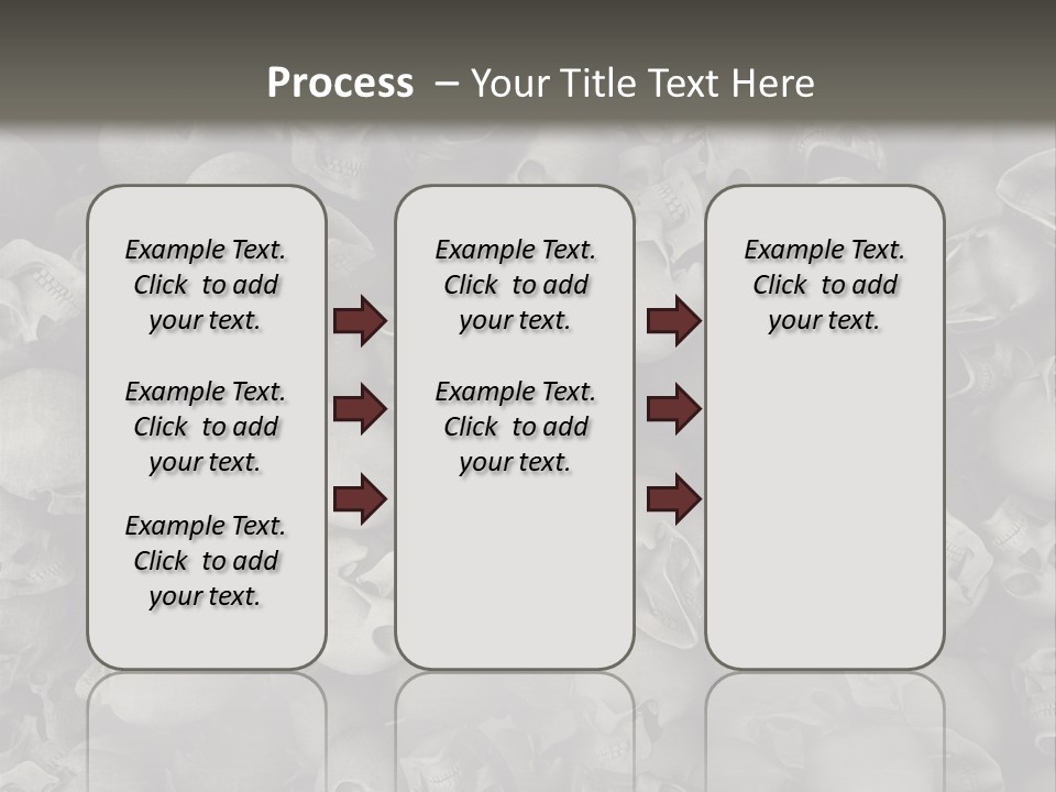 Head Creepy Scary PowerPoint Template
