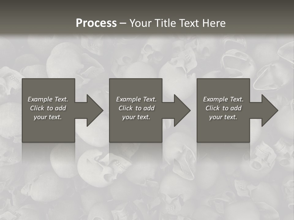 Head Creepy Scary PowerPoint Template