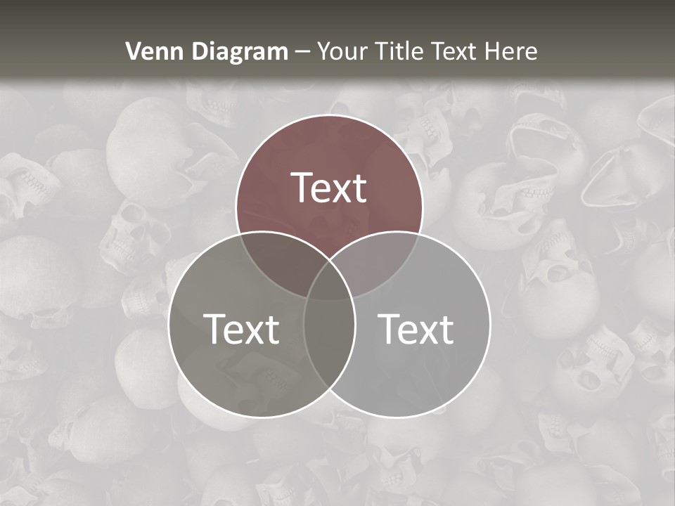 Head Creepy Scary PowerPoint Template