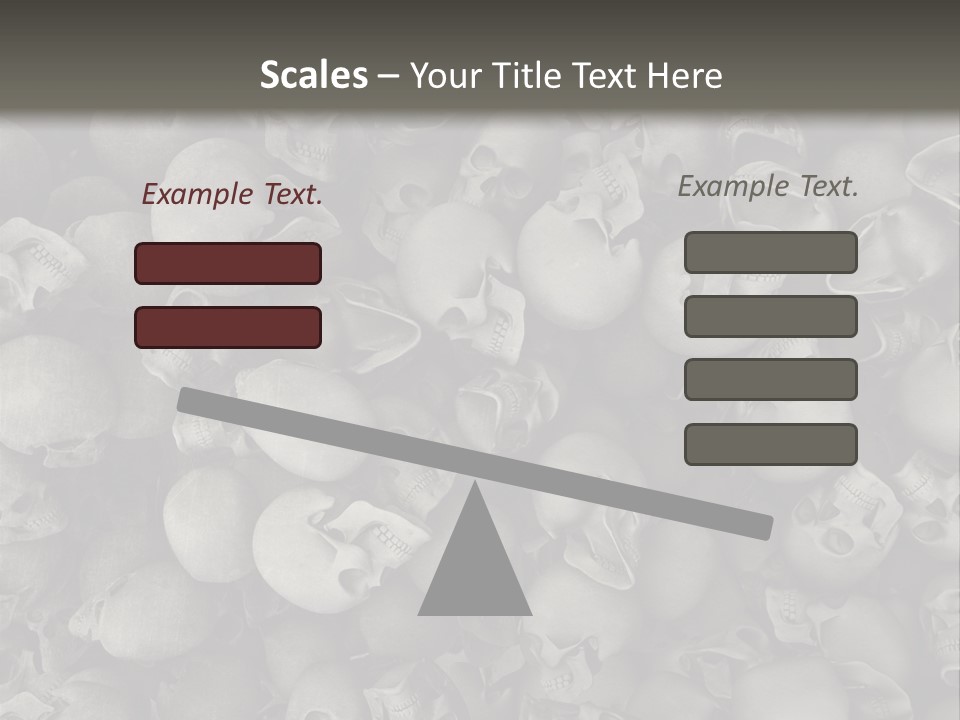 Head Creepy Scary PowerPoint Template