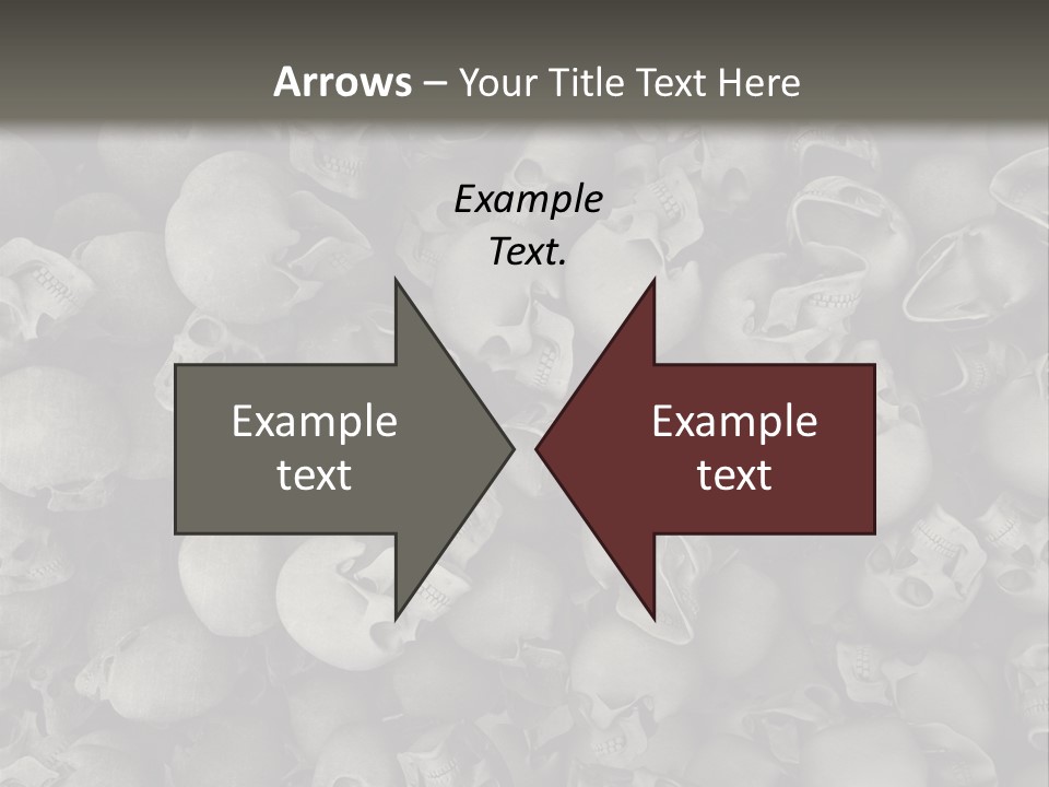 Head Creepy Scary PowerPoint Template