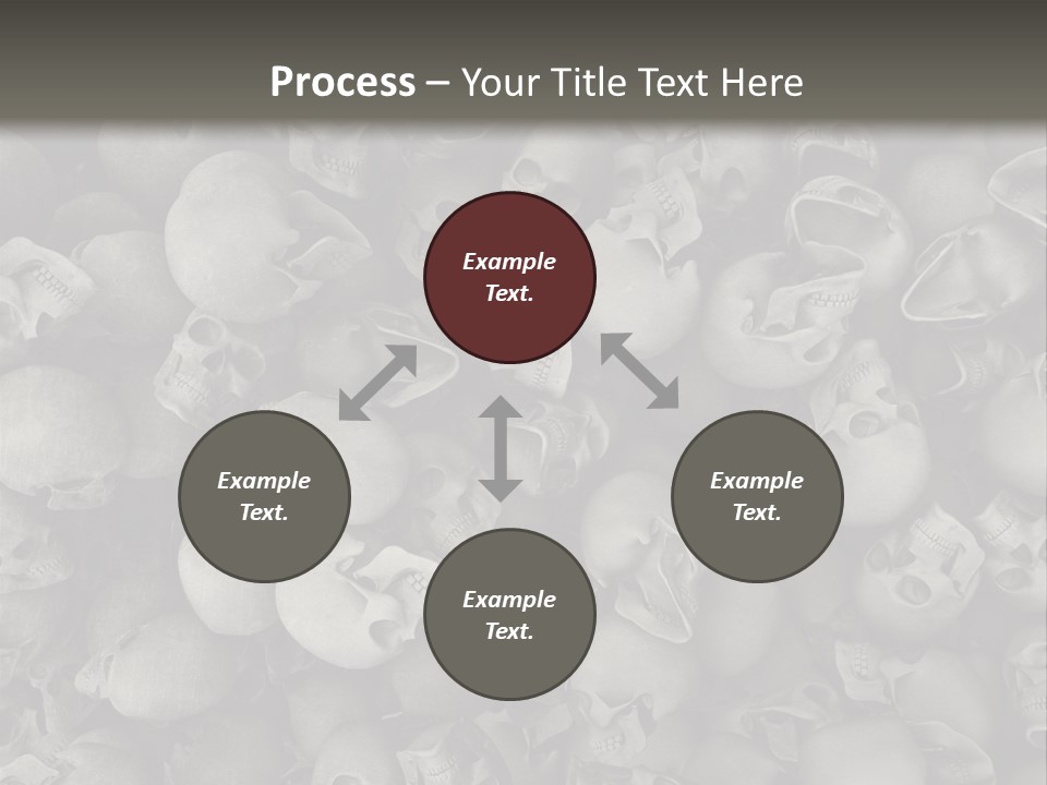 Head Creepy Scary PowerPoint Template