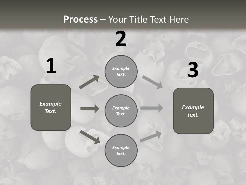Head Creepy Scary PowerPoint Template