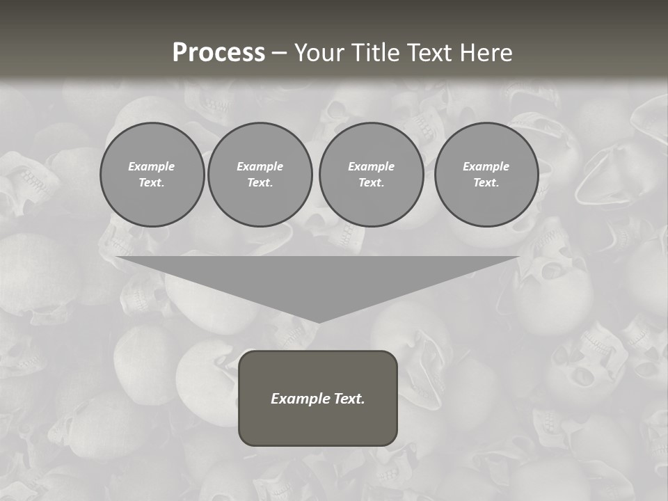 Head Creepy Scary PowerPoint Template