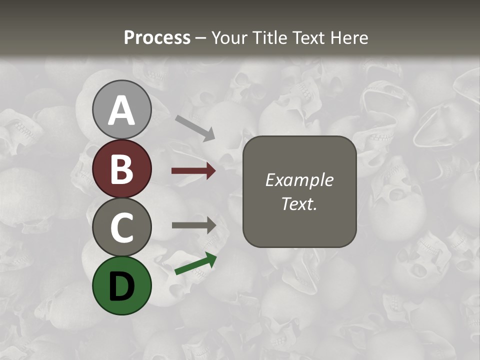 Head Creepy Scary PowerPoint Template