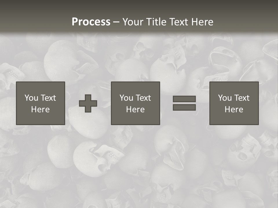 Head Creepy Scary PowerPoint Template