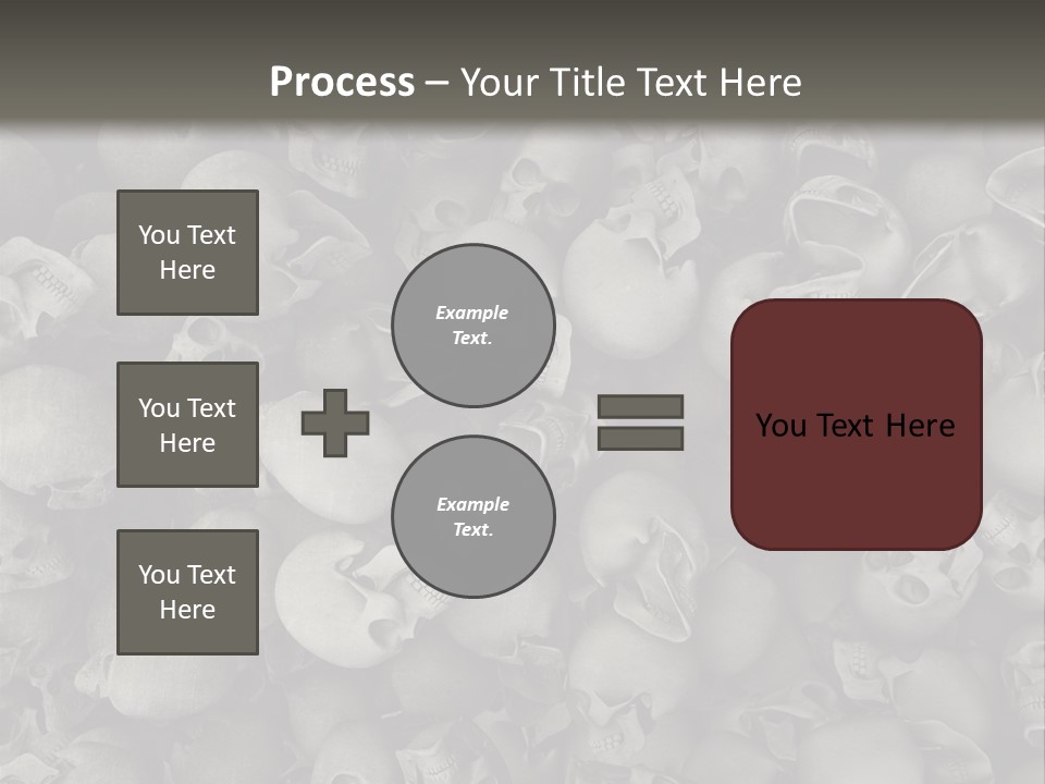 Head Creepy Scary PowerPoint Template