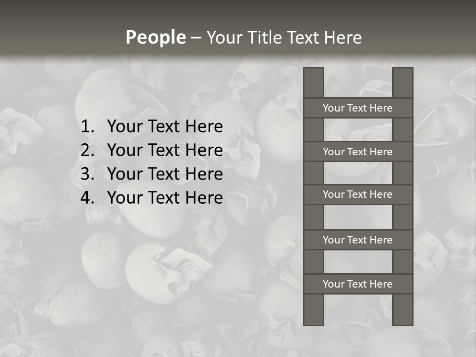 Head Creepy Scary PowerPoint Template