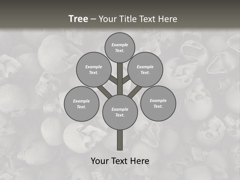 Head Creepy Scary PowerPoint Template