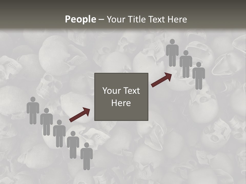 Head Creepy Scary PowerPoint Template