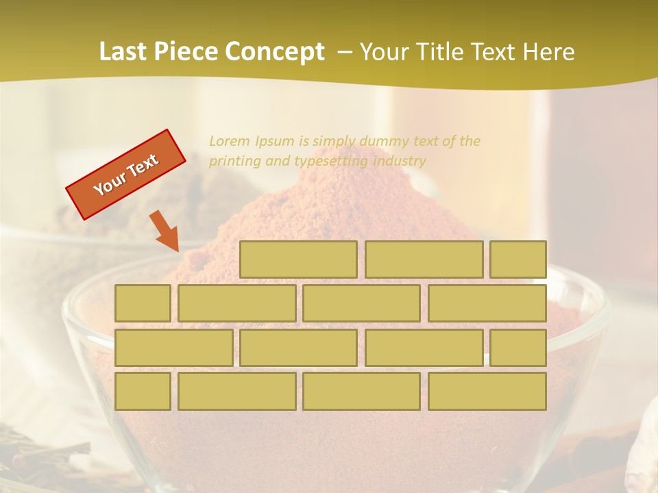 Dish Kitchen Health PowerPoint Template