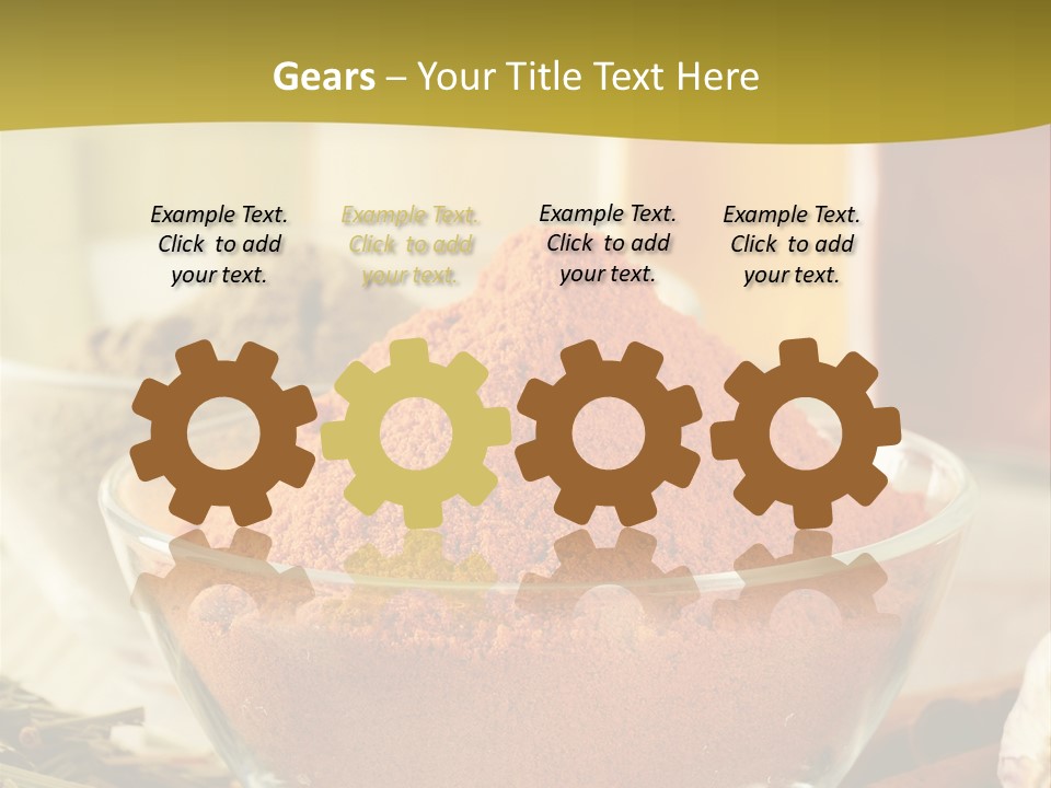 Dish Kitchen Health PowerPoint Template