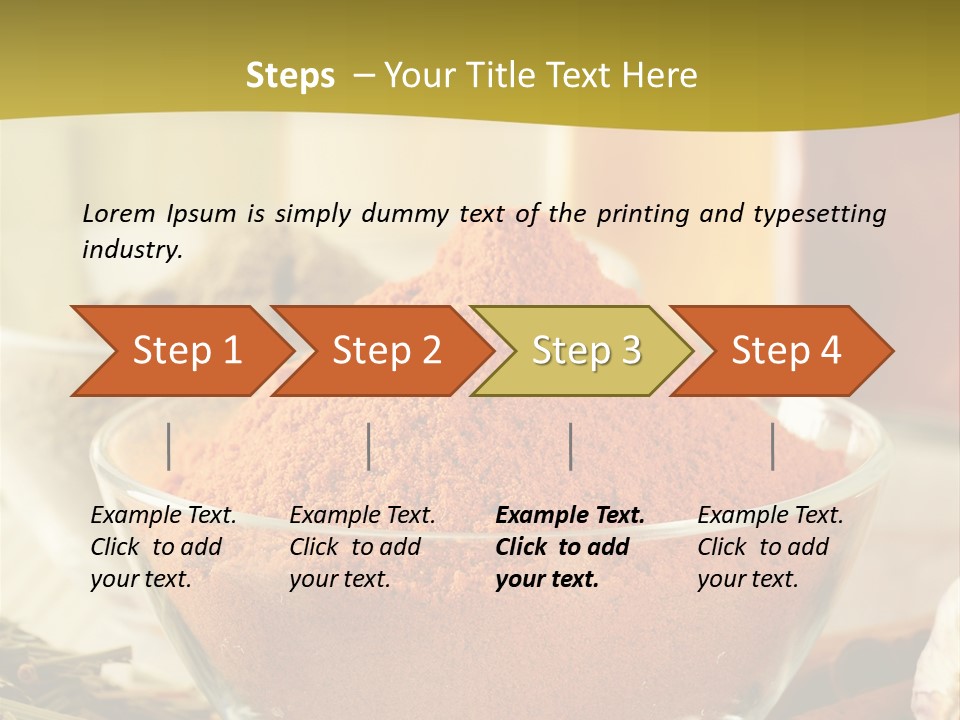 Dish Kitchen Health PowerPoint Template