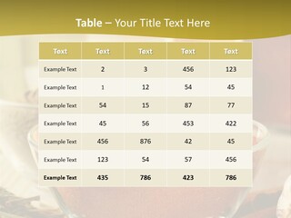 Dish Kitchen Health PowerPoint Template