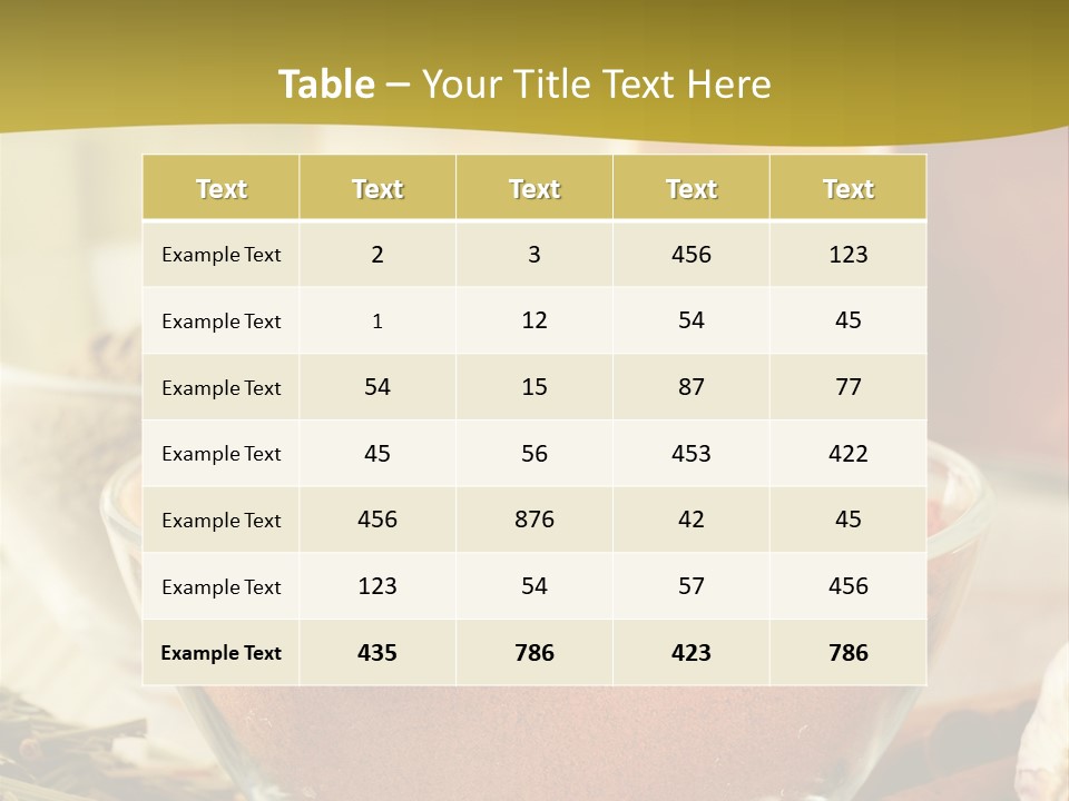 Dish Kitchen Health PowerPoint Template