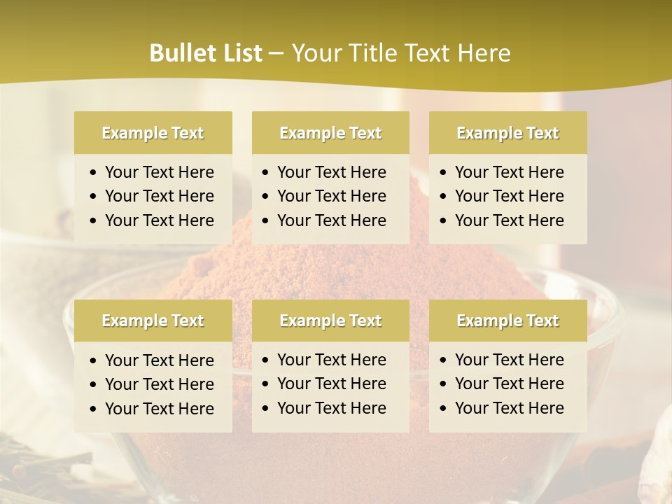 Dish Kitchen Health PowerPoint Template