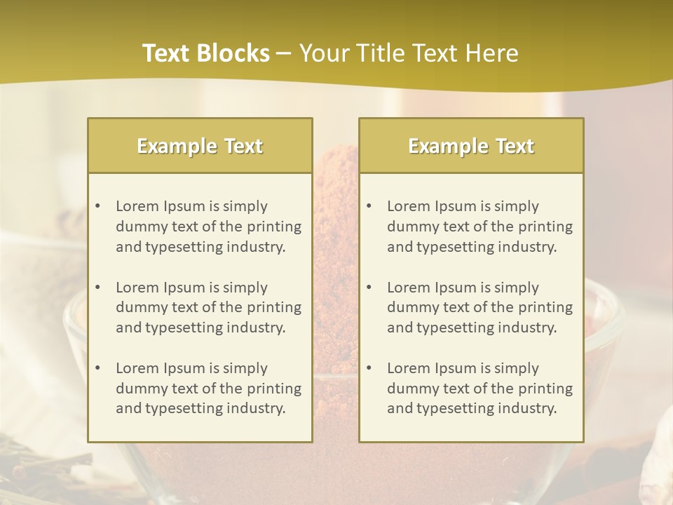Dish Kitchen Health PowerPoint Template