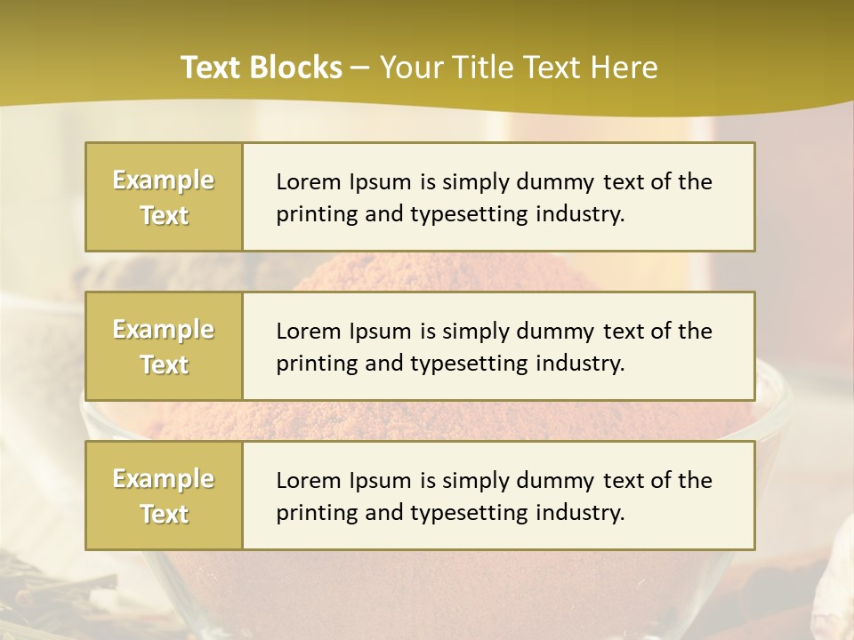 Dish Kitchen Health PowerPoint Template