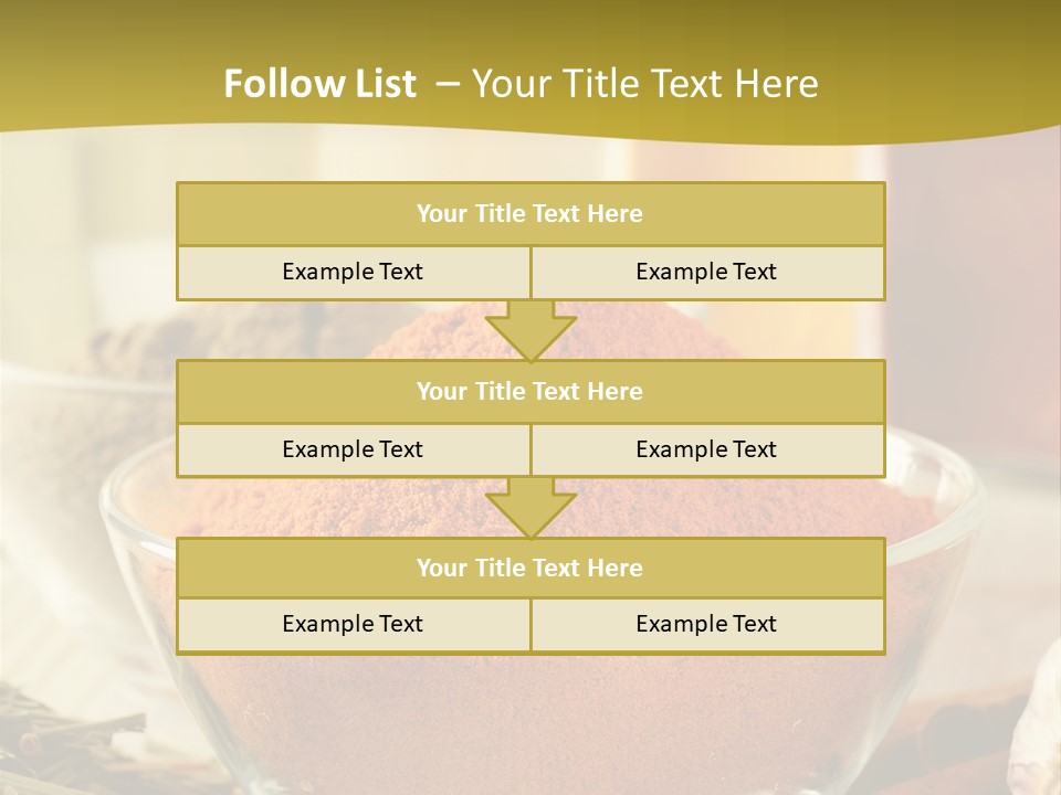 Dish Kitchen Health PowerPoint Template