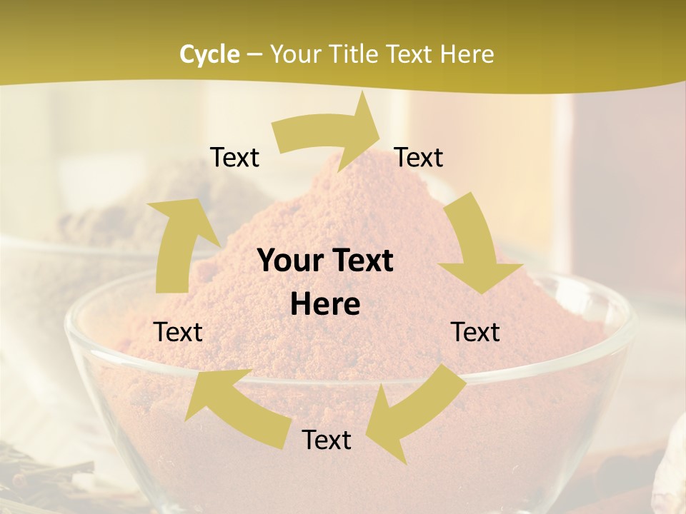 Dish Kitchen Health PowerPoint Template