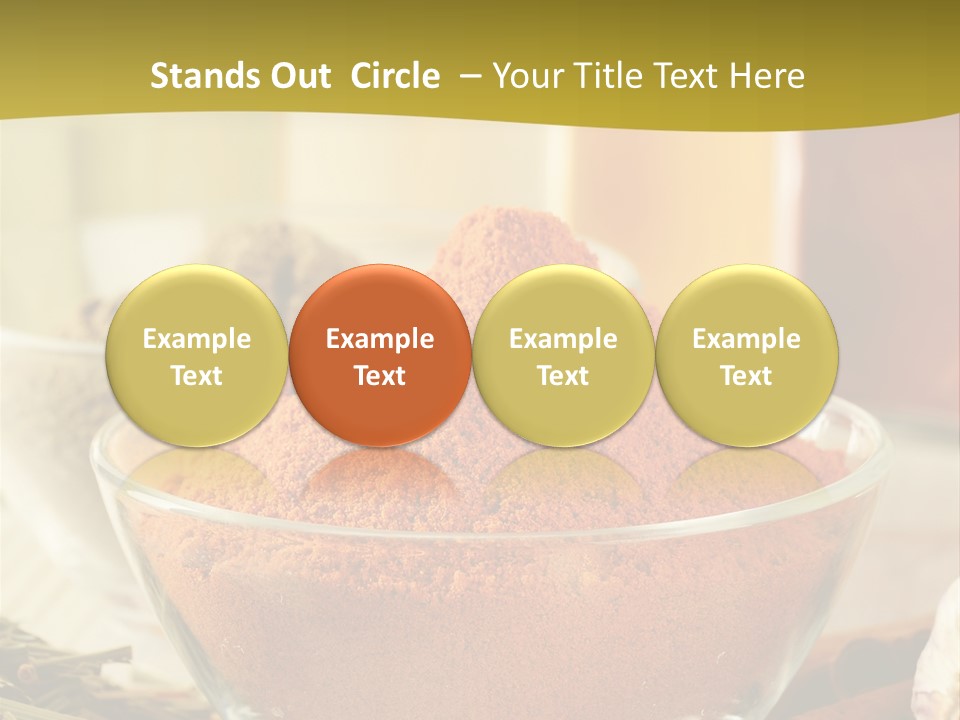 Dish Kitchen Health PowerPoint Template