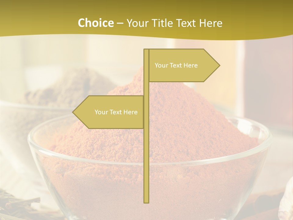 Dish Kitchen Health PowerPoint Template