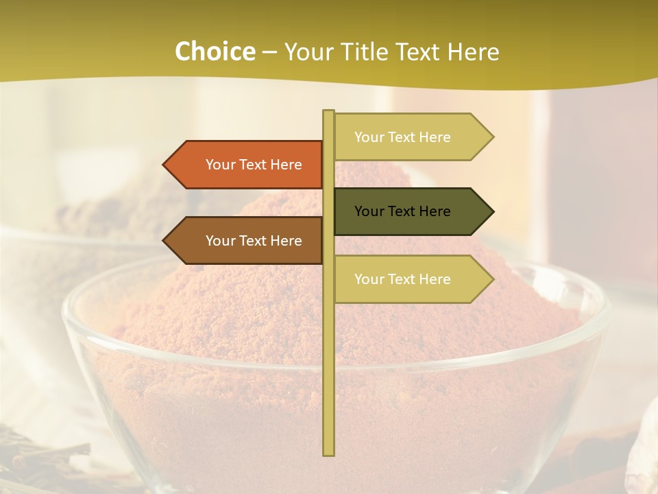 Dish Kitchen Health PowerPoint Template