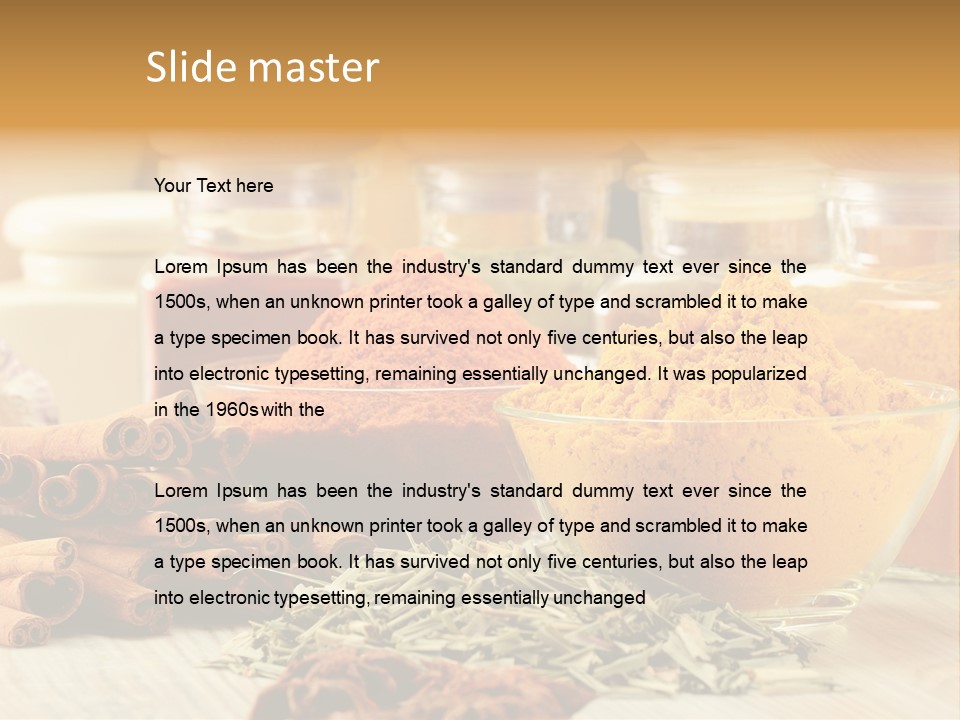 Chili Vegetable Mineral PowerPoint Template