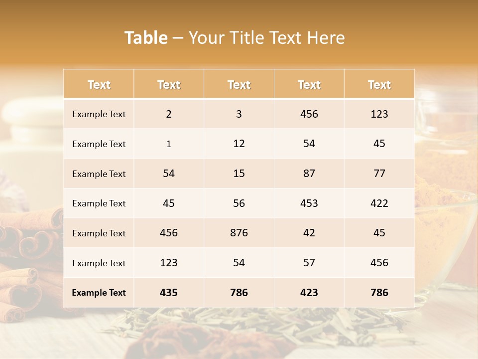 Chili Vegetable Mineral PowerPoint Template