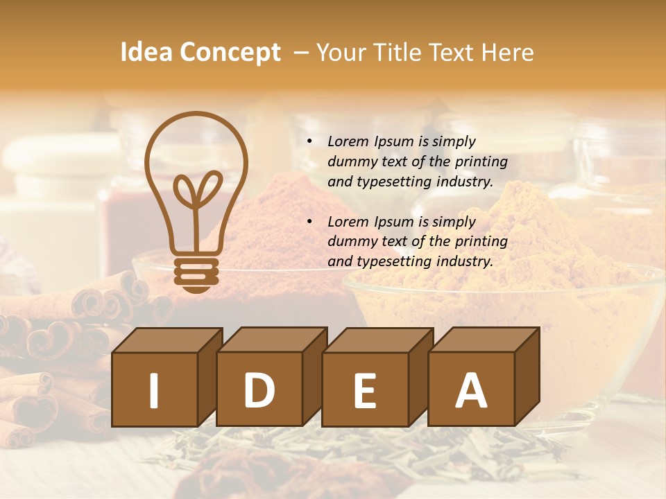 Chili Vegetable Mineral PowerPoint Template