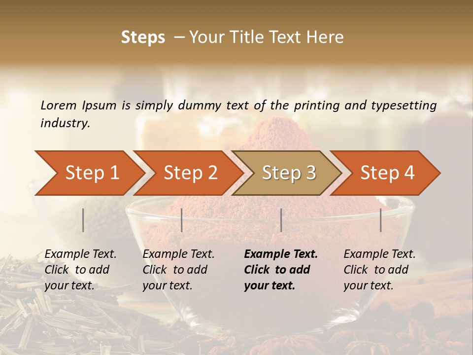 Raw Market Curry PowerPoint Template
